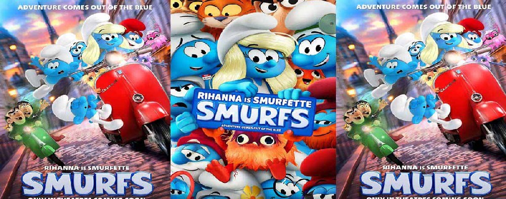 蕾哈娜献声《蓝精灵大电影》曝新预告 蓝精灵集结大战巫师兄弟